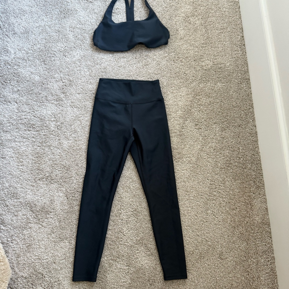 Prana workout legging and bra set
